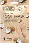 Beauty Formulas Maska na nohy s kokosovým olejem - 1 pár - Foot Mask