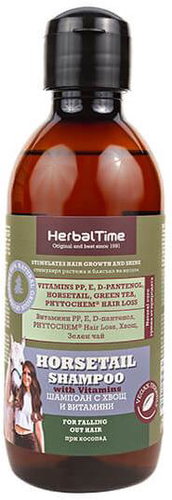 HERBAL TIME Šampon na vlasy z přesličky s vitamíny 240 ml - Shampoo - Main image
