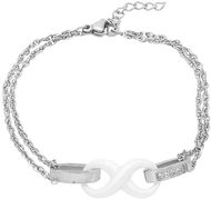 Ewena Dámský náramek nekonečno z chirurgické oceli CKR758 - Bracelet