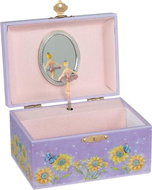 GOKI Pixie Jewellery Box: Sunflowers, Melody: Swan Lake - Jewellery Box