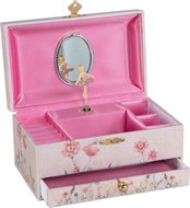 GOKI Pixie jewellery box: poppies, melody: swan lake - Jewellery Box