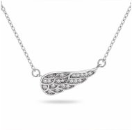 BEALIO 13020 Silver Necklace Angel Wing, 40+5cm (Ag 925/1000; approx. 1.82g) - Necklace