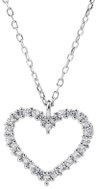 BEALIO 12400 Silver Heart Necklace, 40+5 cm (Ag 925/1000; approx. 2.31g) - Necklace