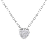 BEALIO 09198 Silver Heart Necklace, 40+5 cm (Ag 925/1000; ? 1.66g) - Necklace