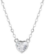 BEALIO 09503 Silver Heart Necklace, Radiant, 6mm, 40+5cm (Ag 925/1000; ? 1.76g) - Necklace
