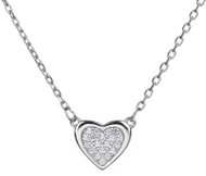 BEALIO 11060 Silver Heart Necklace Fine, 40+5cm (Ag 925/1000; approx. 1.93g) - Necklace