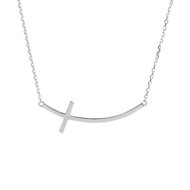 BEALIO 06516 Silver Necklace Elegant Cross, 40+5 cm (Ag 925/1000; ? 3.55g) - Necklace
