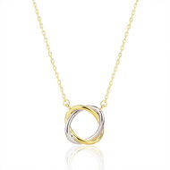 BEALIO 13995 Silver Necklace with Gold Connection, 40+5 cm (Ag 925/1000; ? 2.54g) - Necklace
