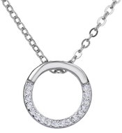 BEALIO 11064 Silver Necklace Radiant Circle, 40+5cm (Ag 925/1000; approx. 2.01g) - Necklace