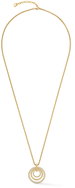 COEUR DE LION Circle Trio Crystal Gold 2064/10-1816 - Necklace