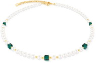 COEUR DE LION Cocktail Pearls Emerald 2110/10-0521 - Necklace