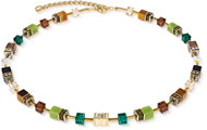 COEUR DE LION GeoCUBE Iconic Wave Forest Gold 3025/10-1109 - Necklace