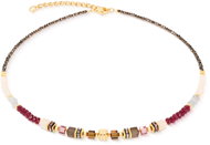 COEUR DE LION GeoCUBE Precious Grace Rose Smoke 3041/10-0310 - Necklace