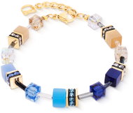COEUR DE LION GeoCUBE Iconic Azure Glow Gold 2838/30-1007 - Bracelet