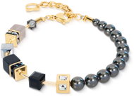 COEUR DE LION GeoCUBE Precious Fusion Pearls Anthracite Glow 5086/30-1216 - Bracelet