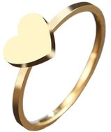 STYLE4 Heart ring Anna, golden steel, 53 - Ring
