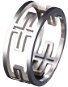 STYLE4 Prsten s křížky Multi, stříbrná ocel - Ring