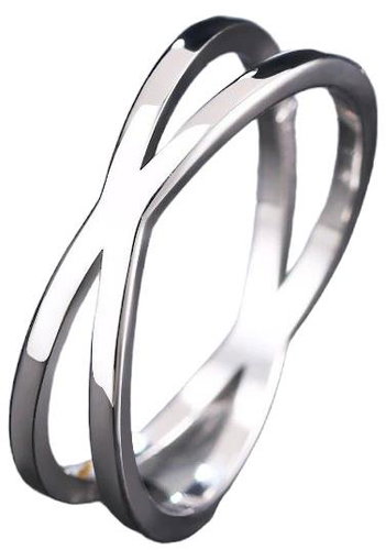 STYLE4 Ring River, silver steel, 53 - Ring - Main image