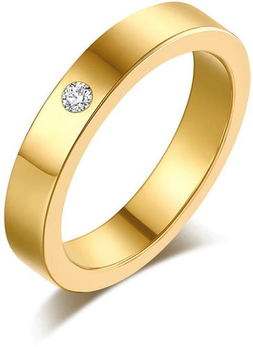 STYLE4 Nobility ring, golden steel, 65-66 - Ring - Main image