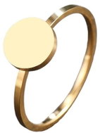 STYLE4 Ring with wheel, golden steel, 59-60 - Ring
