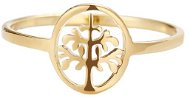 STYLE4 Prsten strom života Fate, zlatá ocel - Ring