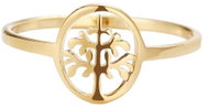 STYLE4 Tree of Life Fate Ring, golden steel, 62 - Ring