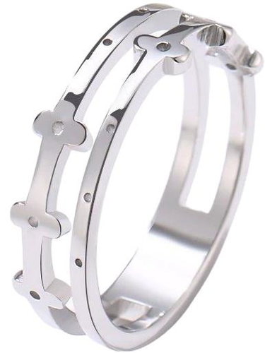 STYLE4 Avior ring, silver steel, 50 - Ring - Main image