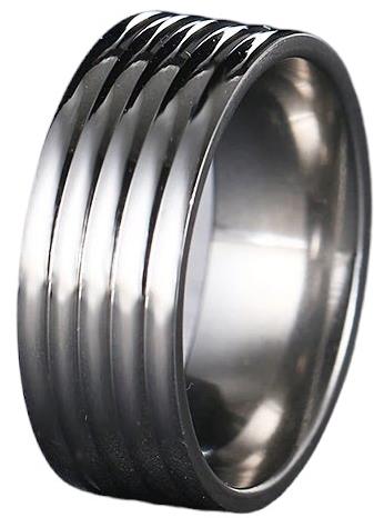 STYLE4 Prsten Huge, stříbrná ocel - Ring - Main image