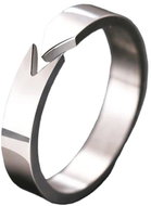 STYLE4 Space ring, silver steel, 50 - Ring