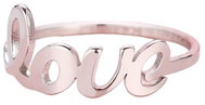 STYLE4 Ring with inscription LOVE, silver steel, 50 - Ring