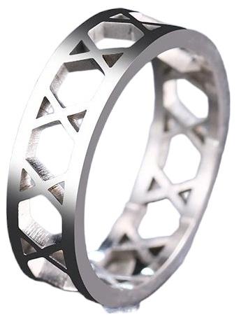STYLE4 Millennium ring, silver steel, 50 - Ring - Main image