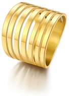 STYLE4 Prsten Spirála, zlatá ocel, 57 - Ring
