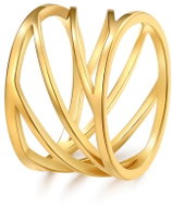 STYLE4 Time ring, golden steel, 62 - Ring