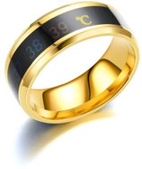 STYLE4 Body temperature ring, golden steel, 57 - Ring