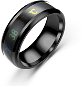 STYLE4 Prsten ukazující teplotu těla, černá ocel - Ring