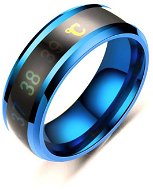 STYLE4 Prsten ukazující teplotu těla, modrá ocel - Ring
