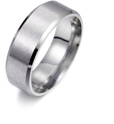 STYLE4 Ring Massive, silver steel, 53 - Ring - Main image