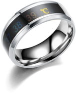 STYLE4 Body temperature ring, silver steel, 65-66 - Ring