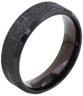 STYLE4 Glitter ring Glamour, black steel, 50 - Ring
