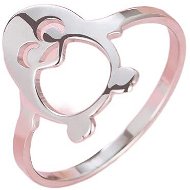 STYLE4 Prsten s tučňákem, stříbrná ocel - Ring