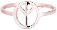 STYLE4 Prsten se symbolem míru - Peace, stříbrná ocel - Ring