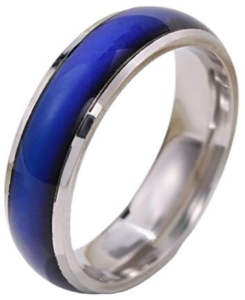 STYLE4 Ring with emotions, silver steel, 50 - Ring - Main image