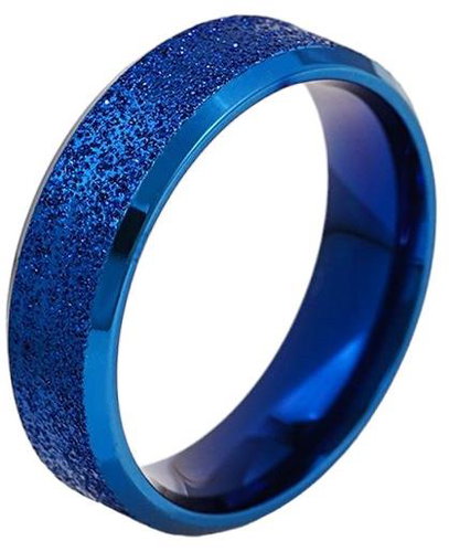 STYLE4 Glitter ring Glamour, blue steel, 62 - Ring - Main image