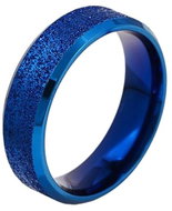 STYLE4 Glitter ring Glamour, blue steel, 65-66 - Ring