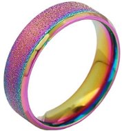 STYLE4 Třpytivý prsten Glamour, duhová ocel - Ring