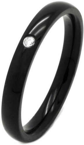 STYLE4 Prsten Mieres, černá ocel, 50 - Ring - Main image