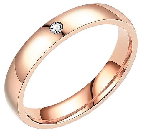 STYLE4 Ring Mieres Plus, steel rose gold, 62 - Ring - Main image