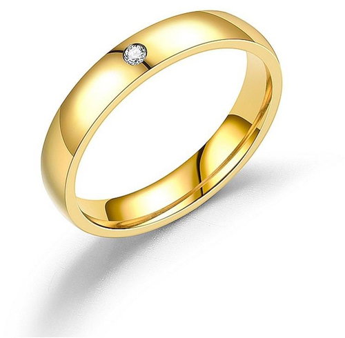 STYLE4 Ring Mieres Plus, golden steel, 53 - Ring - Main image
