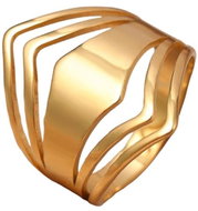 STYLE4 Prsten Betty, zlatá ocel, 62 - Ring
