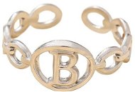 STYLE4 Prsten s nastavitelnou velikostí - písmeno abecedy, stříbrná ocel, S - Ring